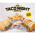 Guzman Y Gomez (GYG) - 10x $3 Tacos, Family Size Fries and 2 Dipping Sauces $35