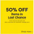 Target - Last Chance Sale: Extra 50% Off Clearance Items (code) - Items from $1