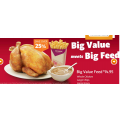 Save over 25% off with the Big Value Feed @ Red Rooster!
