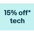eBay - Tech Sale: 15% Off Everything (code)! Max. Discount $300 [Plus Members Only]