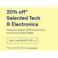 20% Off Selected Tech &amp; Electronics (code) @ eBay [Apple; Samsung; Dyson; Lenovo etc.]