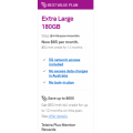 Telstra - Extra Large 180GB Unlimited Talk &amp; Text SIM Data Plan $65/month (Usually $115/month)