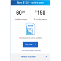Telstra - Unlimited Talk &amp; Text 60GB Data Pre-Paid SIM Starter Kit $120 (Was $150)! Online Only