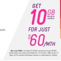 Telstra - $10 GB BYO Plan + Unlimited Calls, SMS, MMS for $60/mth ((Min Cost $660)