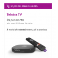 Telstra - Bonus 20,000 Telstra Plus Points with Telstra TV $9/Month (Min. Cost $216 over 12 months)