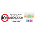 Coles - 10% Off The Kids Card, The Teen Card, The Baby Card, The Him Card, The Her Card, The Home Card, The Cinema Card and The Pamper Card Gift Cards