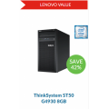 Lenovo - ThinkSystem ST50 Intel Celeron G4930 2.0MB 8GB Internal Hard Disk 32TB 3.5&quot; SATA Desktop $966.68 Delivered (Was $1666.69)