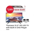 Australia Post - Thomson 31.5&quot; HD TV with Built In DVD Player $199 (Save $100)