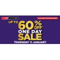 Repco - 1 Day Sale: Up to 60% Off Storewide: 60% Off Wipers; 60% Off Jockey wheels; 50% Off Globes; 30% Off Engine Oil etc.