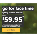 Tigerair - Go for the Face Sale: Domestic Flights from $59.95 e.g. Coffs Harbour ---&gt; Sydney $59.95