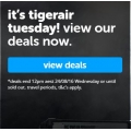 Tiger Air - Tuesday Flight Sale - Adelaide to Melbourne $55, Sydney to Brisbane $59 &amp; More [Expired]