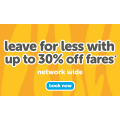 Tiger Airways - Up to 30% Off Network Wide Sale - Flights from $39.95