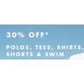 Tommy Hilfiger - 30% Off Polos, Tees, Shirts, Shorts &amp; Swim - 24 Hours Only.