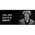 Topman - 15% off Selected suits and smartwear, Ends today