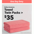  Sheridan Outlet - Towel Twin Pack $35 (Was $89.95)! One Days Only
