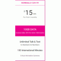 TPG Mobile - Unlimited Talk &amp; Text 10GB SIM Plan $15/Month (Was $29.99)