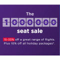 Virgin Australia - 1000000 Seat Sale: Up to 33% Off Domestic &amp; International Flight Fares