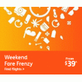 Jetstar - Weekend Fare Frenzy: Domestic Flights from $39 + Fly to Singapore $181; Thailand $255 RTN
