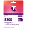Telstra - $300 200GB Pre-Paid SIM Starter Kit, Now $270