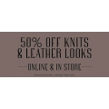 50% Off On Knits &amp; Leather Looks At Bardot 