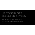 Up to 50% Off Selected Styles @ Bardot - ends 25 Aug