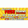 JB Hi-Fi - Buy 2 Get 1 Free on Single Season TV Shows