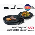 6-in-1 TastyChef Stone Coated Cooker - $59 only @ Kogan - ends 17 July