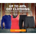 Up to 40% Off Run Apparel Clothing @ Wiggle - limited time