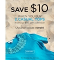 Noni B - $10 Off When You Buy 2 Casual Tops (code)