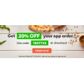 MENULOG 20% Off orders via app (code) 