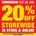 Super Cheap Auto One Day Sale: 20% off or More Store-Wide: 28th Saturday:In-Stores &amp; Online [Expired]