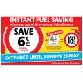 Coles Express - Save 10c per litre - offer EXTENDED