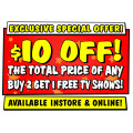 JB Hi-Fi - $10 Off the Total Cost of any Buy 2 Get 1 Free TV Shows (code)