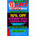 Catch of the Day  - 10% Off Sitewide (10 Hours Only) [Expired]