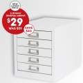 Target - 5 Drawer Desktop Cabinet  $29 (Was $59)! In-Store Only