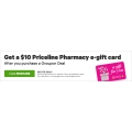 Groupon - FREE $10 Priceline Pharmacy e-gift Card with Purchase of minimum $1 value Deal (code)! Invite Only