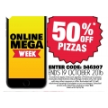 Domino&#039;s Pizza - 50% Off Pizza Orders (code)! Excludes Value Range