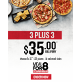 Pizza Hut - Latest Vouchers: Buy One Large Pizza Get One Free Pick-Up Only; 3 11&#039;&#039; Large Pizzas + 3 Selected Sides