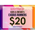 FILA - Weekend Flash Sale - Up to 75% Off Kids &amp; Infants Exodus Runners --&gt; Now $20 (Was $80)
