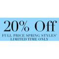 The Iconic - 20% Off New Spring Styles (code)! Ends Tues, 4th Oct