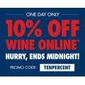 First Choice Liquor - 10% Off Wine Online - Minimum Spend $100 (code)! 1 Day Only