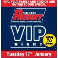 Super Amart - VIP Night: 30-60% Off Selected Items Storewide - Tues, 17th Jan [6 P.M - 9 P.M] [Expired]