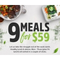  Youfoodz - 9 Meals for $59 Delivered (code)! Save $30.55