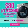 The Good Guys - $80 Off Washers &amp; 15% Off Fridges (codes)! 4 Days Only (Sign-Up Newsletter)