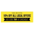 Scoopon - Extra 10% Off all Local Deals (code) e.g. $6.3 for Burrito &amp; Drink from Salsa’s Fresh Mex (Was $14.95)! Today Only