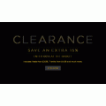 Extra 15% off Clearance - While Stock Lasts! @ The Hut