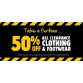Further 50% off All Clearance Clothing &amp; Footwear @ Anaconda (In-stores Only)  