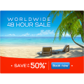 Hotels.com - 48 Hour Sale: Up to 50% Off Hotel Booking + Extra 6% Off (code)
