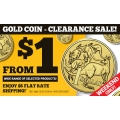Shopping Express - Gold Coin Clearance Sale: Up to 98% Off RRP - Bargains from $1