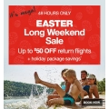 Webjet - Easter Long Weekend Sale: Up to $50 Off Return Flights! 48 Hours Only